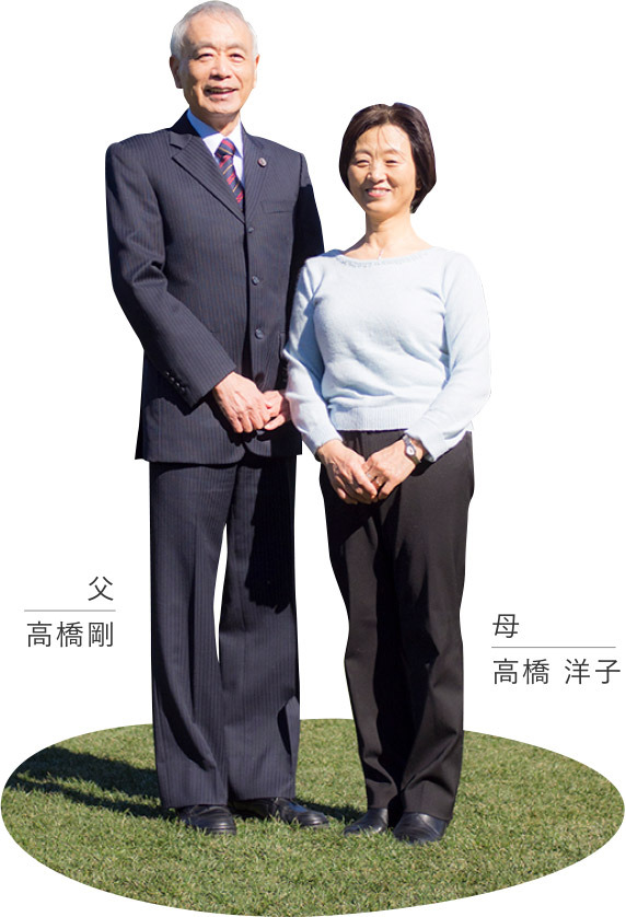 Father:Takeshi Takahashi / Mother:Yoko Takahashi